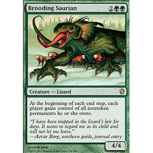 Magic löskort: Commander 2013: Brooding Saurian