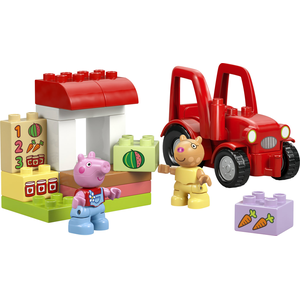 LEGO DUPLO Peppa Pig Traktor och marknad 10468