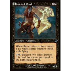 Magic löskort: Magic: Innistrad Remastered: Haunted Dead (alternative art)