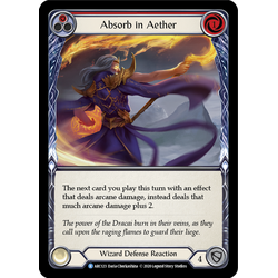 FaB Löskort: Arcane Rising Unlimited: Absorb in Aether (Red)