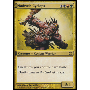 Magic löskort: Alara Reborn: Madrush Cyclops (Foil)
