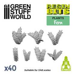 Green Stuff World: Fern Leaves Set - 3D Printed