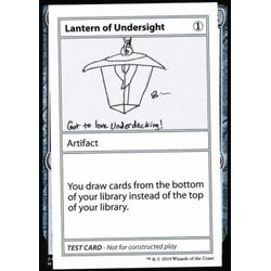 Magic löskort: Mystery Booster: Playtest Cards: Lantern of Undersight