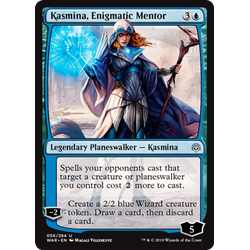 Magic löskort: War of the Spark: Kasmina, Enigmatic Mentor