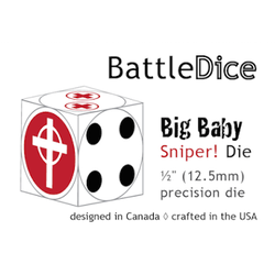 BattleDice 12,5mm Big Baby Sniper Die (1)