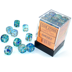Nebula™ Oceanic™/gold Luminary™ (36-dice set)