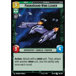 Star Wars: Unlimited Löskort: Twilight of the Republic: MagnaGuard Wing Leader
