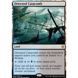 Magic löskort: Ixalan: Drowned Catacomb