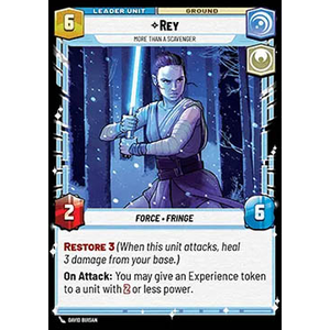Star Wars: Unlimited Löskort: Shadows of the Galaxy: Rey, More Than a Scavenger