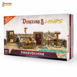 Dungeons & Lasers: Dwarven Mine Half-Height Walls