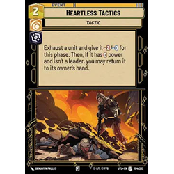 Star Wars: Unlimited Löskort: Jump to Lightspeed: Heartless Tactics