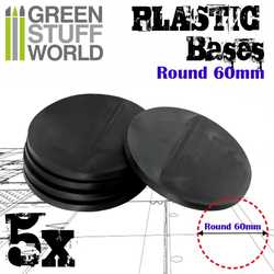 Plastic Bases Round 60mm (5)