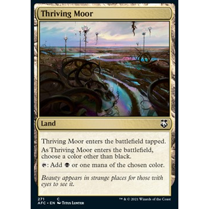 Magic löskort: Commander: Adventures in the Forgotten Realms: Thriving Moor