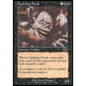 Magic löskort: Urza's Saga: Cackling Fiend