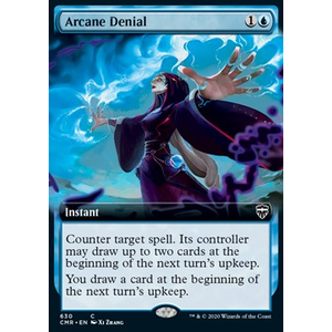 Magic löskort: Commander Legends: Arcane Denial (alternative art) (Foil)