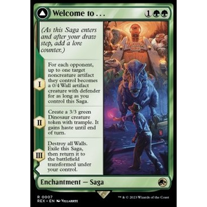 Magic löskort: Universes Beyond: Jurassic World Collection: Welcome to . . . // Jurassic Park