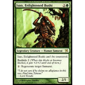 Magic löskort: Betrayers of Kamigawa: Isao, Enlightened Bushi