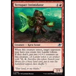 Magic löskort: Edge of Eternities: Terrapact Intimidator (Foil)