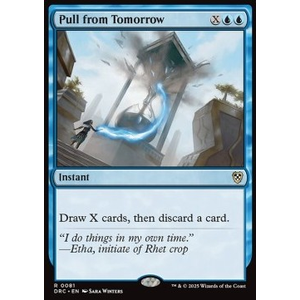 Magic löskort: Magic: Commander: Aetherdrift: Pull from Tomorrow