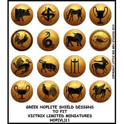 Little Big Men Studio: Greek Hoplite Shield Designs #11 #1 for Victrix