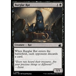Magic löskort: Ravnica Remastered: Burglar Rat