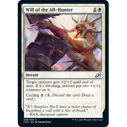 Magic löskort: Ikoria: Lair of Behemoths: Will of the All-Hunter (Foil)