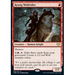 Magic löskort: Innistrad: Crimson Vow: Kessig Wolfrider (Foil)