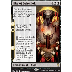 Magic löskort: Dominaria: Rite of Belzenlok