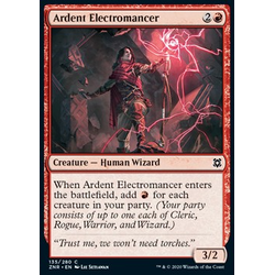 Magic löskort: Zendikar Rising: Ardent Electromancer