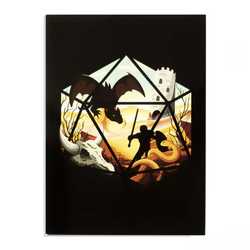 Gratulationskort Dragon D20