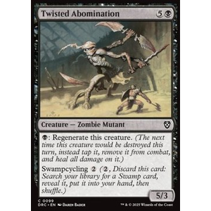 Magic löskort: Magic: Commander: Aetherdrift: Twisted Abomination