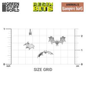 Green Stuff World: Vampire Bats Set - 3D Printed