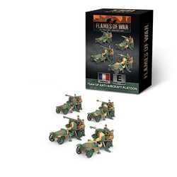 French: 75mm SP Anti-Aircraft Platoon (resin/metal) (4)