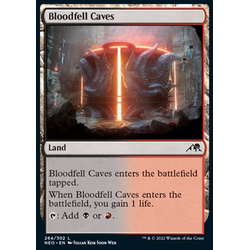 Magic löskort: Kamigawa: Neon Dynasty: Bloodfell Caves