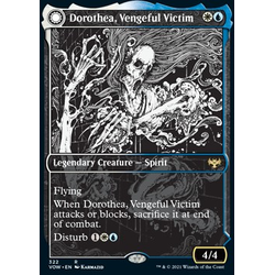 Magic löskort: Innistrad: Crimson Vow: Dorothea, Vengeful Victim // Dorothea's Retribution (alternative art)