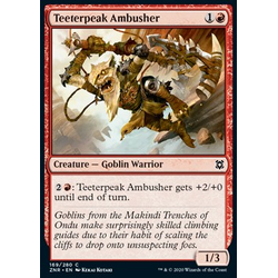 Magic löskort: Zendikar Rising: Teeterpeak Ambusher