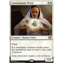 Magic löskort: Commander 2014: Containment Priest