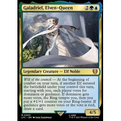 Magic löskort: Commander: The Lord of the Rings: Tales of Middle-earth: Galadriel, Elven-Queen (Foil)