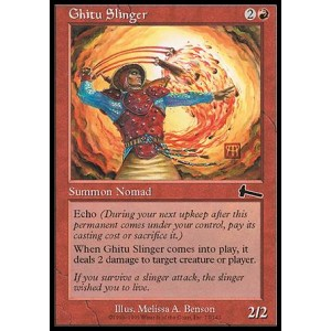 Magic löskort: Urza's Legacy: Ghitu Slinger
