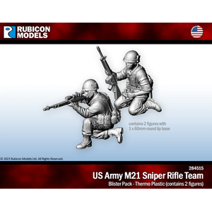 Rubicon: US Army Team with M21 Sniper Rifle (resin) (2)