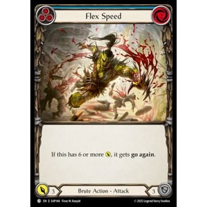 FaB Löskort: Super Slam: Flex Speed (Blue) (Rainbow Foil)