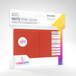 Card Sleeves Standard Matte Prime Red (100) (GameGenic)