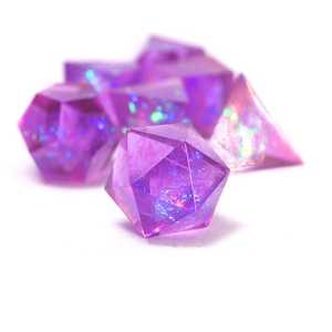 Cloak & Dagger - Purple Polyhedral RPG Dice Set (7)