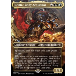 Magic löskort: Commander: Outlaws of Thunder Junction: Gonti, Canny Acquisitor (Foil)