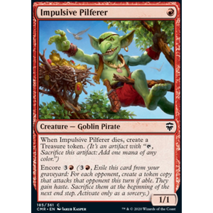 Magic löskort: Commander Legends: Impulsive Pilferer