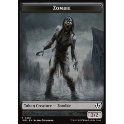 Magic löskort: Magic: Innistrad Remastered: Zombie Token (B 2/2) // Blood Token