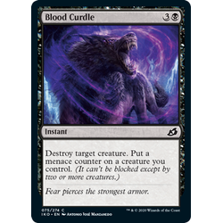 Magic löskort: Ikoria: Lair of Behemoths: Blood Curdle (Foil)