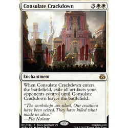 Magic löskort: Aether Revolt: Consulate Crackdown (Foil)