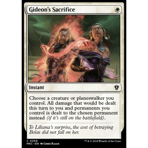 Magic löskort: Commander: Murders at Karlov Manor: Gideon's Sacrifice