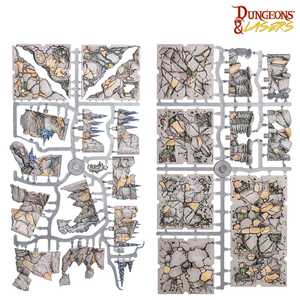 Dungeons & Lasers: Rocky Caves PrismaCast™ Pre-Painted Terrain